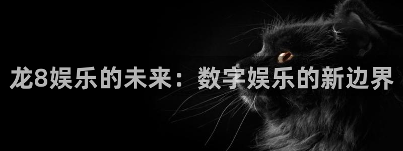 幸运彩登录注册：龙8娱乐的未来：数字娱乐的新边界