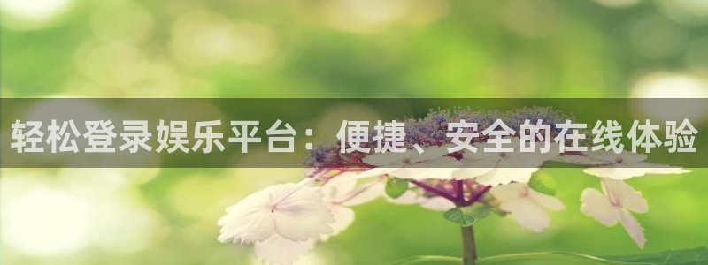 幸运彩平台注册：轻松登录娱乐平台：便捷、安全的在线体验